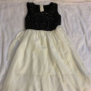 Black and White Zunie Dress